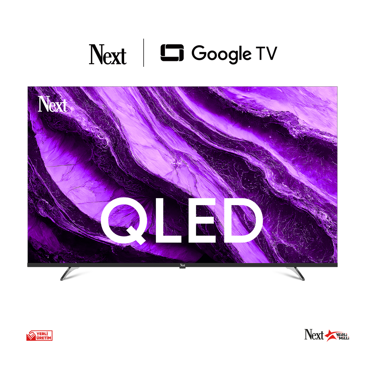 YE-58GFSG8-QLED 58" 147 Ekran UHD 4K Google TV - Görsel 2