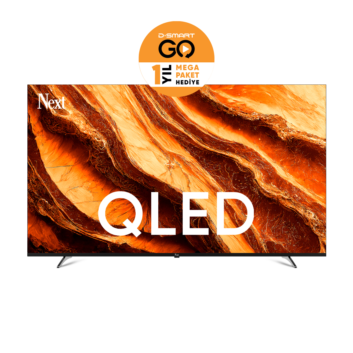 YE-65GFSG8-QLED 65" 165 Ekran UHD 4K Google TV - Görsel 3