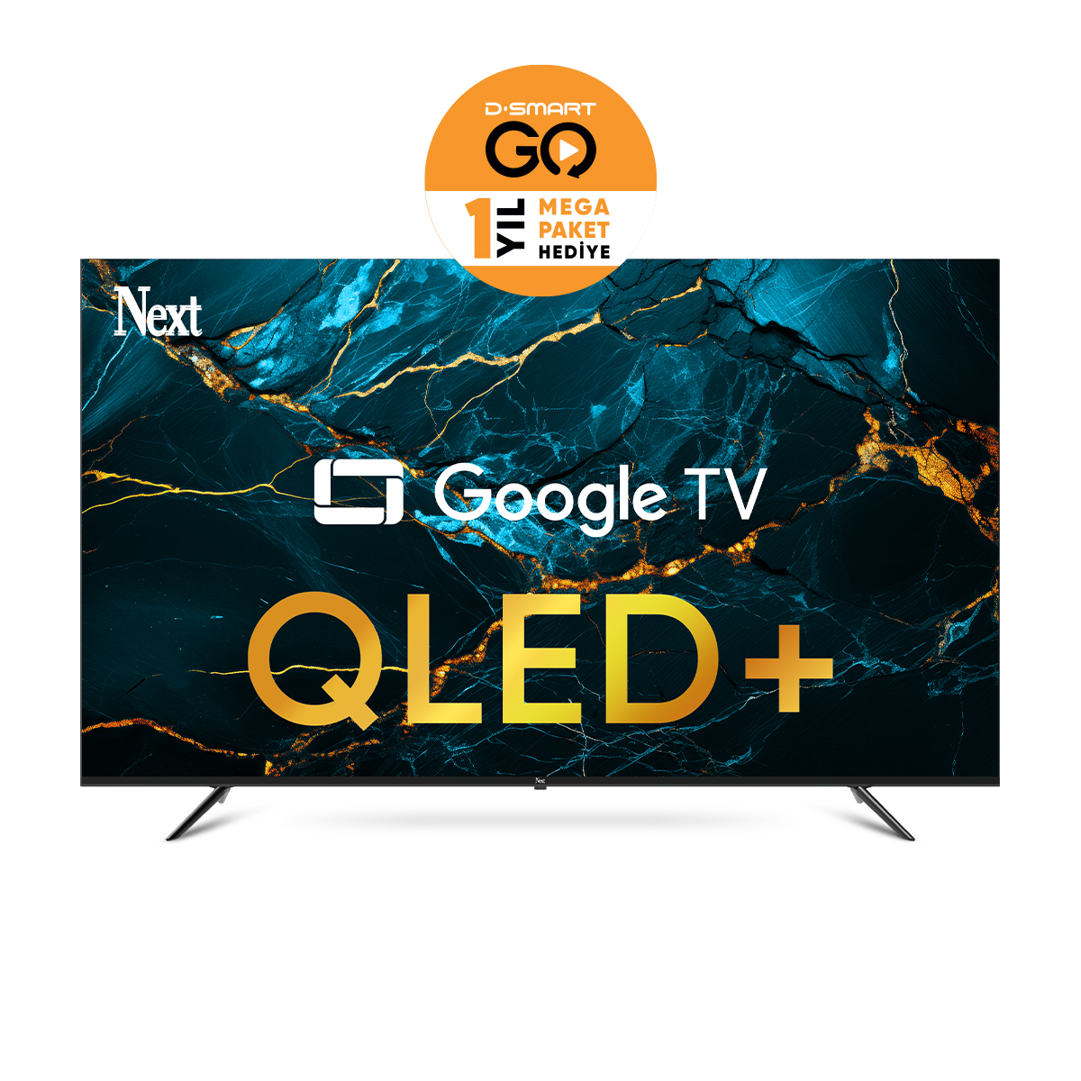 YE-75JFSG8-QLED+ 75" 190 Ekran UHD 4K Google TV - Görsel 3